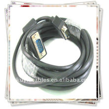 SVGA / Super-VGA CABO para Monitor / LCD / Projetor 15 pinos HD D-Sub Masculino / 15 pinos HD D-Sub Masculino Cabo